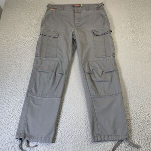 Empyre Cargo Pants Mens 30x38 Gray Relaxed Fit Skater‎ Fatigue Grunge Military